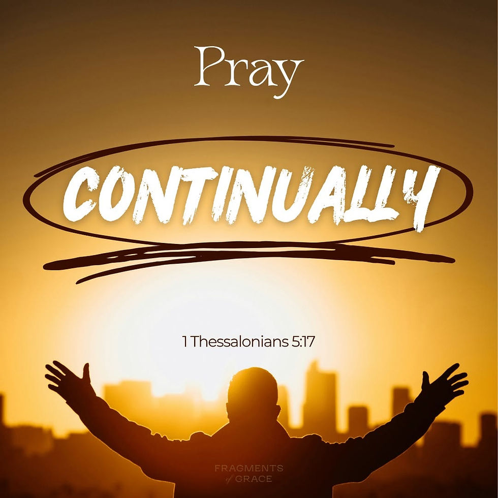 FAITHFUL WATCHMEN NEVER STOP PRAYING