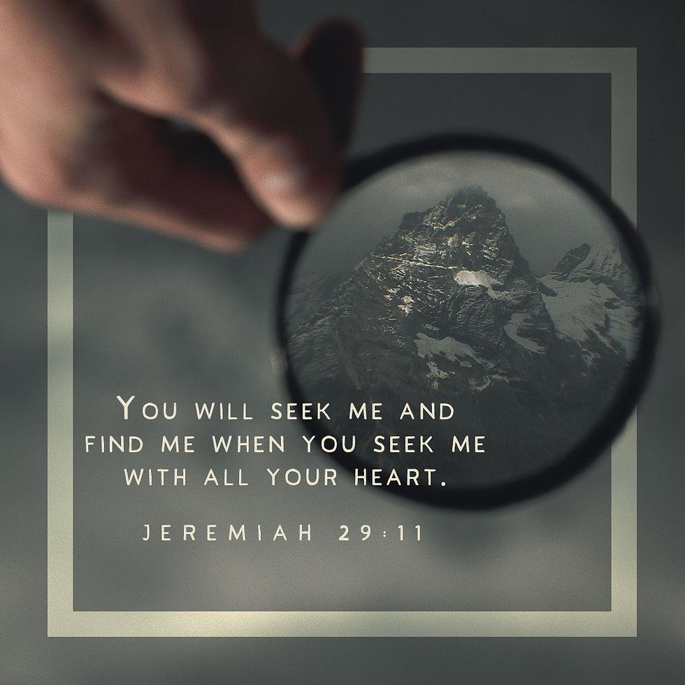 A HEART THAT SEEKS GOD