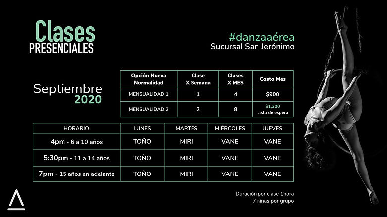 CLASES PRESENCIALES SEPTIEMBRE 2020.001.