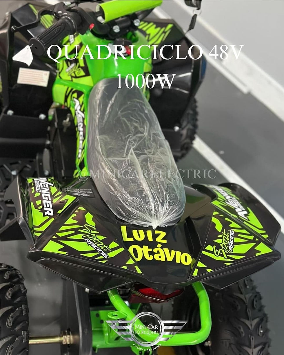 Miniatura: Quadriciclo elétrico 48V - 1000W