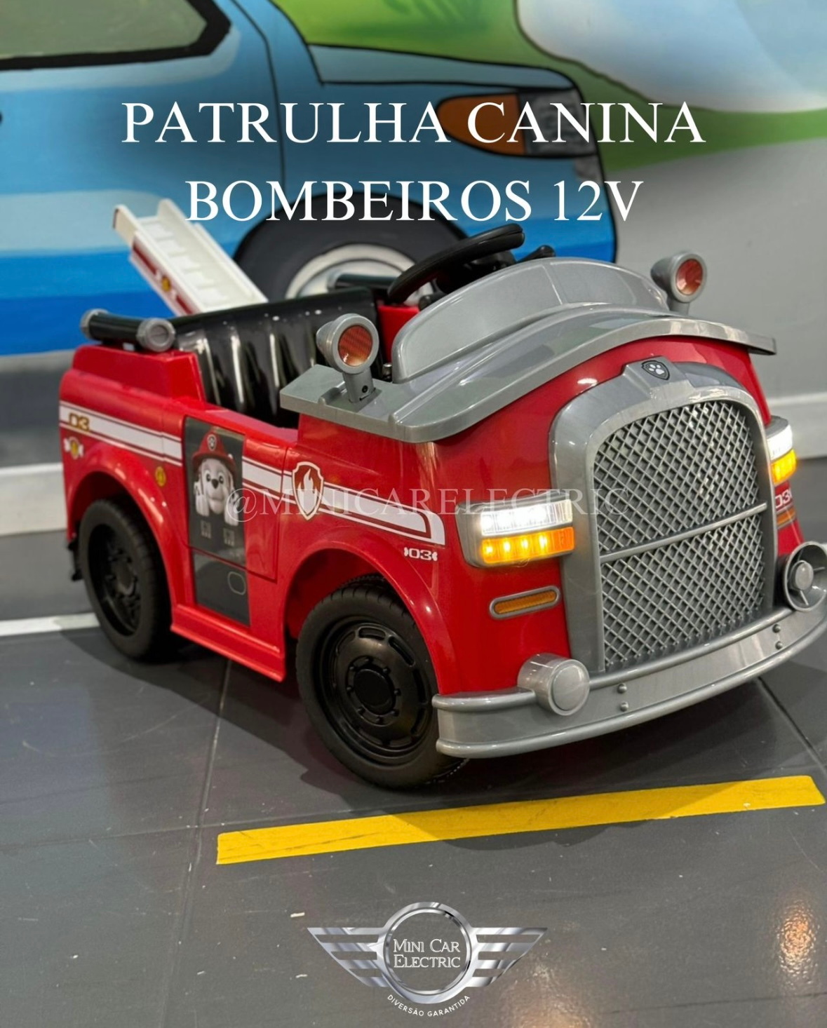PATRULHA CANINA BOMBEIRO 12v