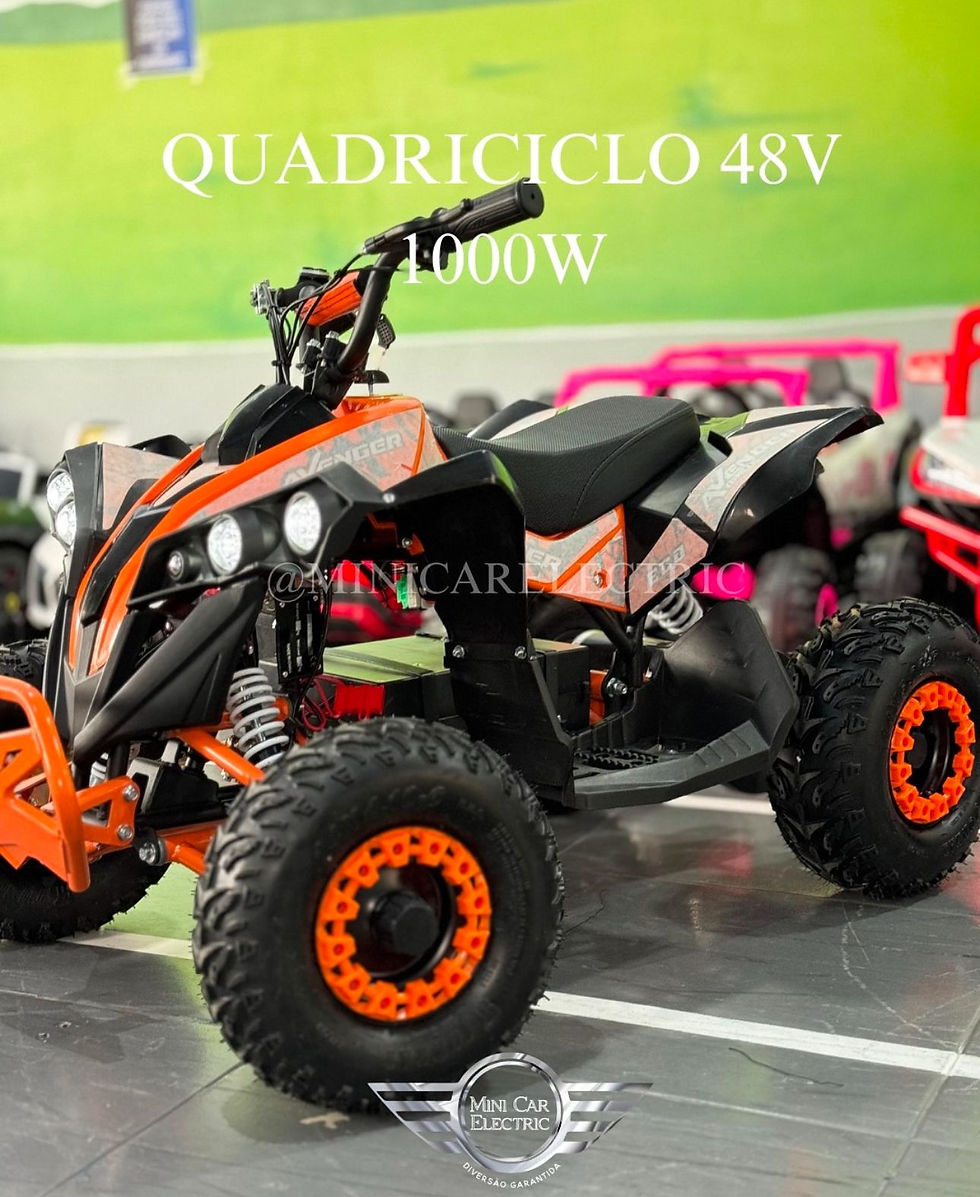 Miniatura: Quadriciclo elétrico 48V - 1000W