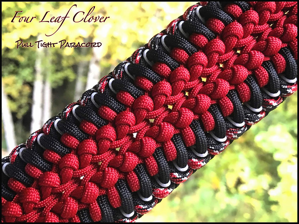 Four Leaf Clover Paracord Bracelet