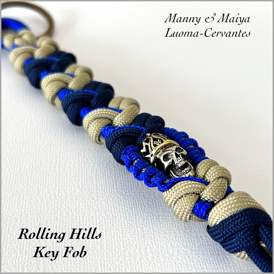 Thumbnail: Rolling Hills 'Cursed King' Premium Paracord Key Fob/Zipper Pull