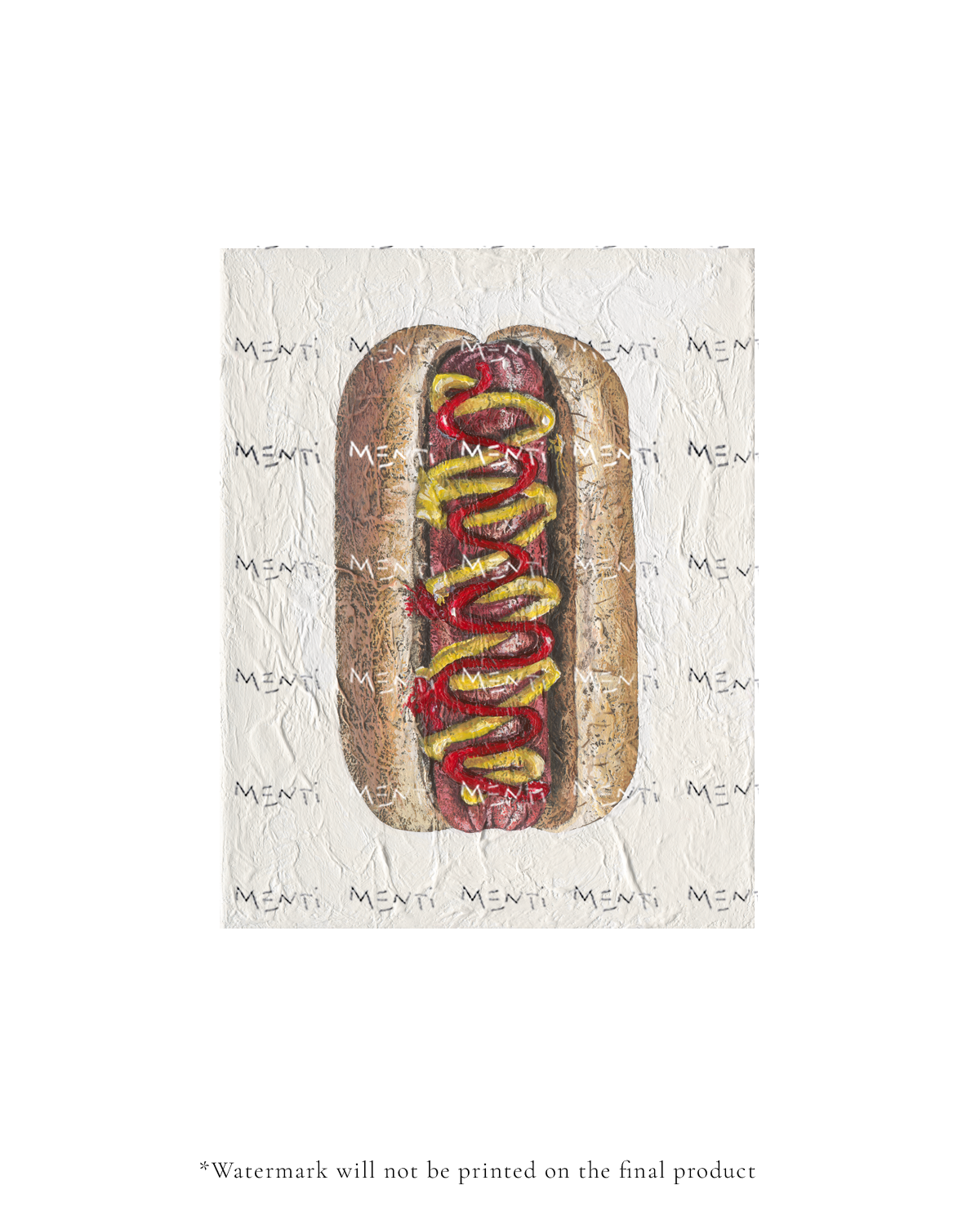 HOT DOG- Canvas Print