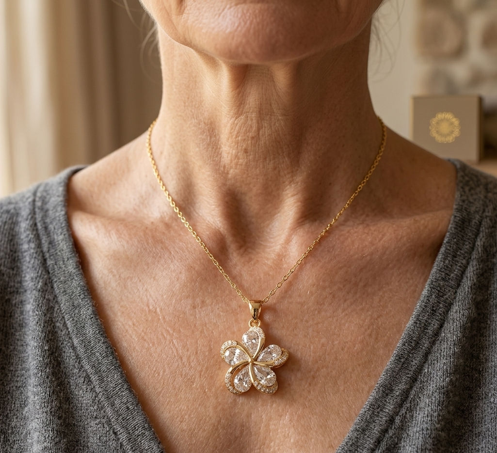The Trinity Blossom Necklace