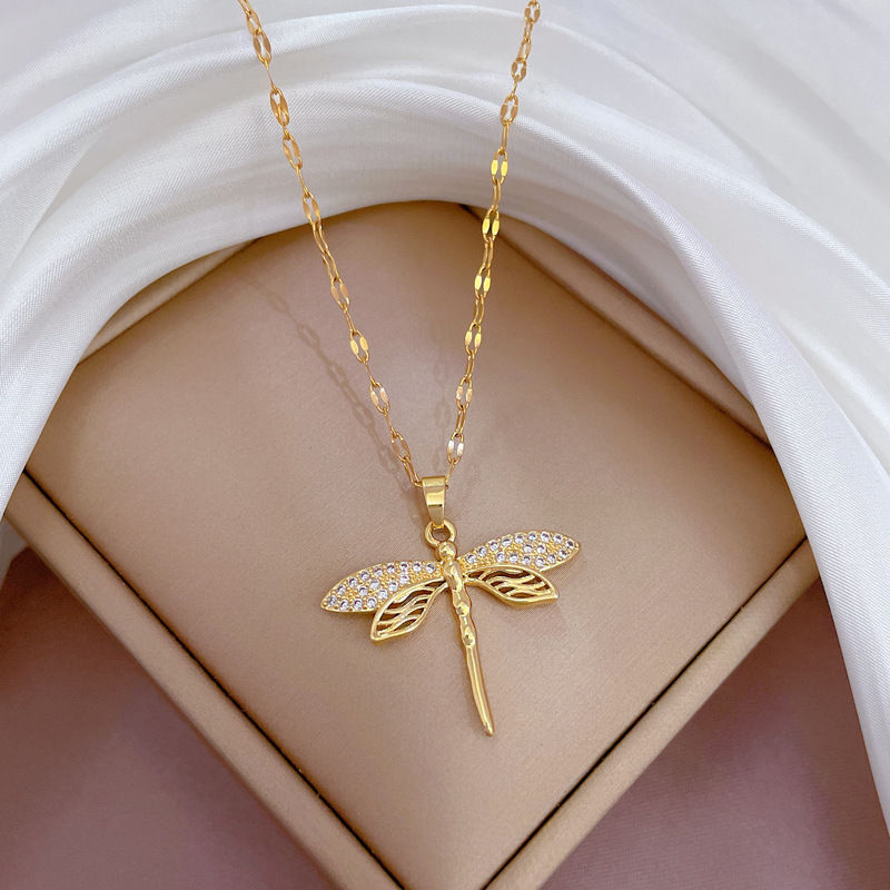 Glow Dragonfly Necklace