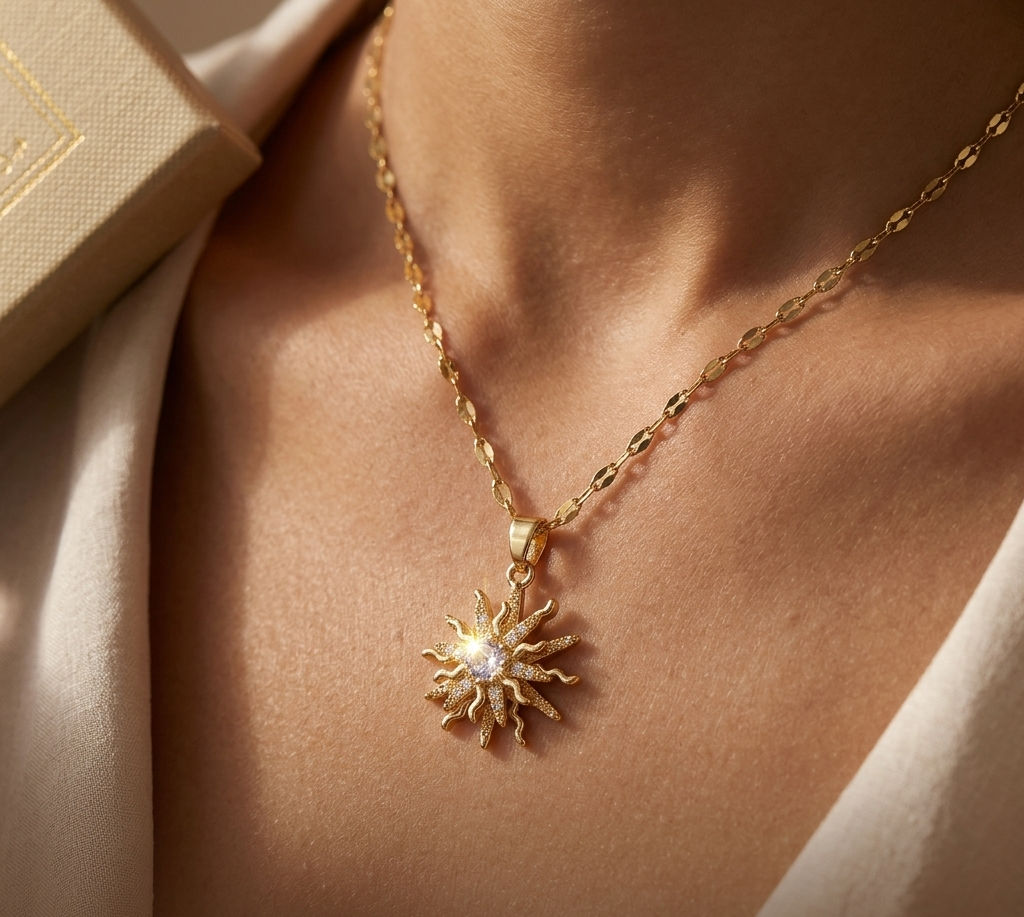 Golden Sun Necklace