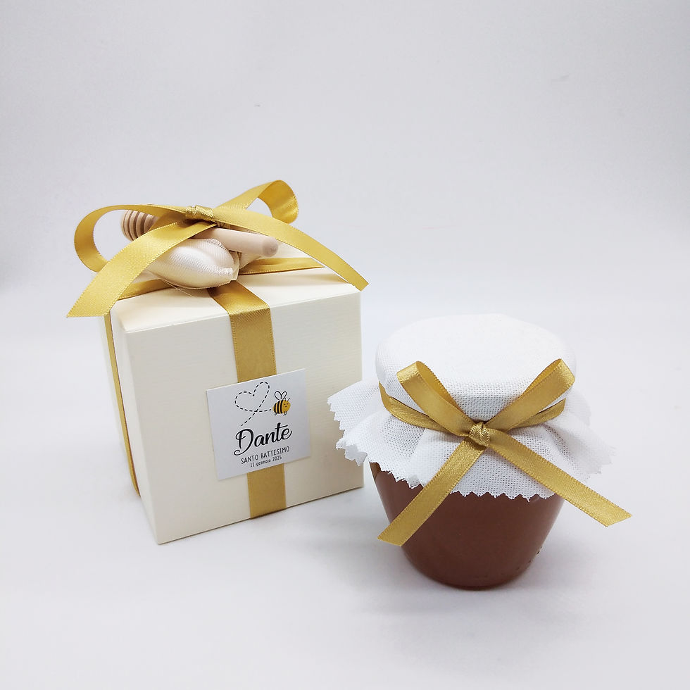 Miniatura: Vaso 210g con scatolina e confetti