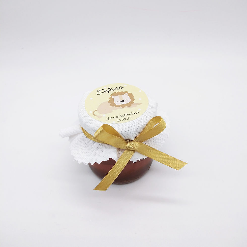 Miniatura: Vaso 120g con coprivasetto ed etichetta