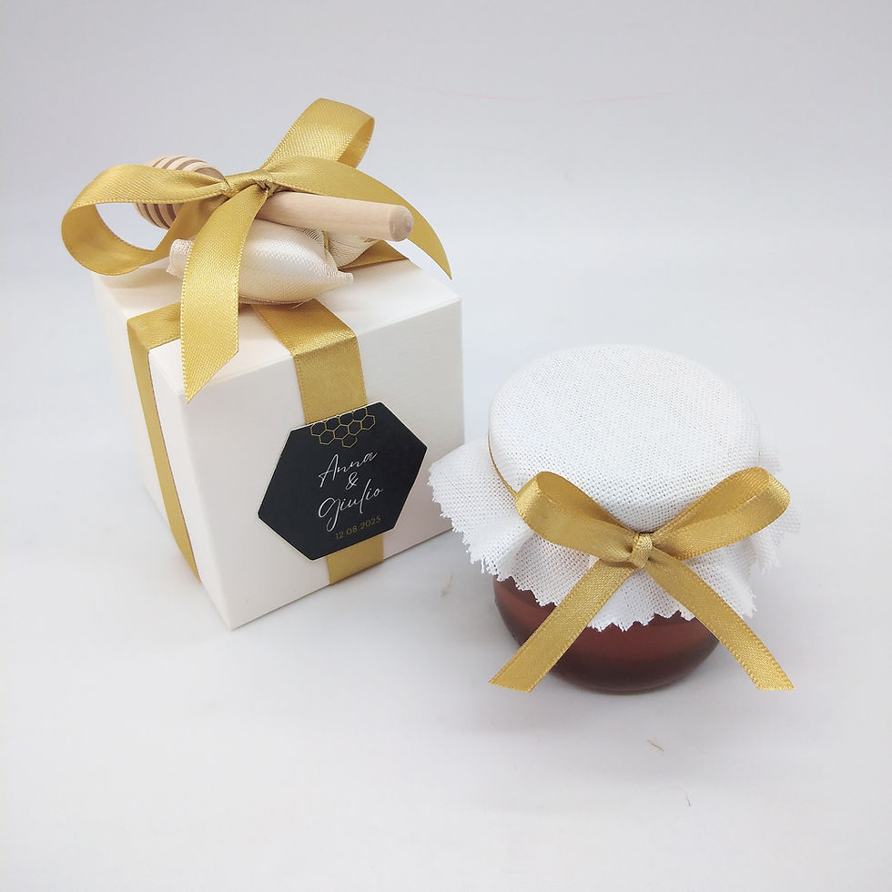 Miniatura: Vaso 120g con scatolina e confetti