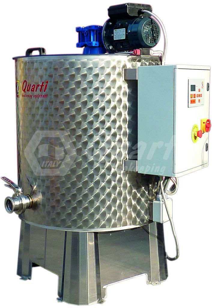 Miscelatore 330Kg coibentato a tripla parete Quarti