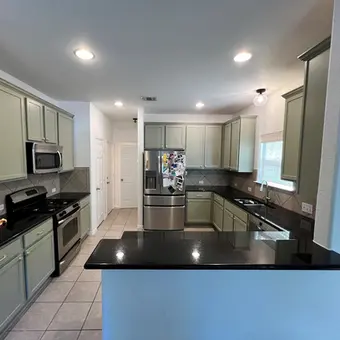 Cabinet painting service in Austin TX