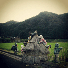 寒田地区の案山子1