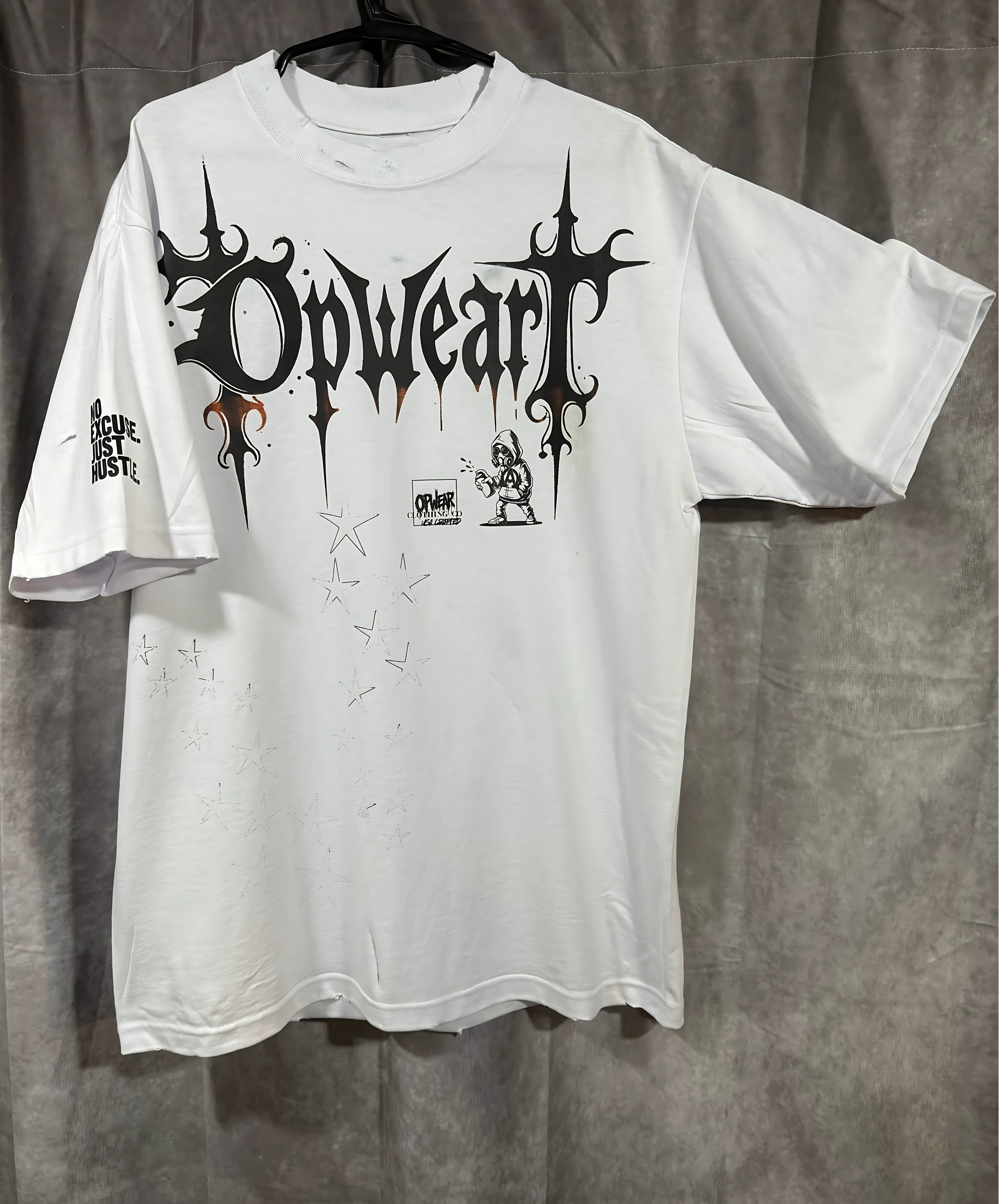 OpWear Hustler’s Creed Tee – No Excuse, Just Hustle