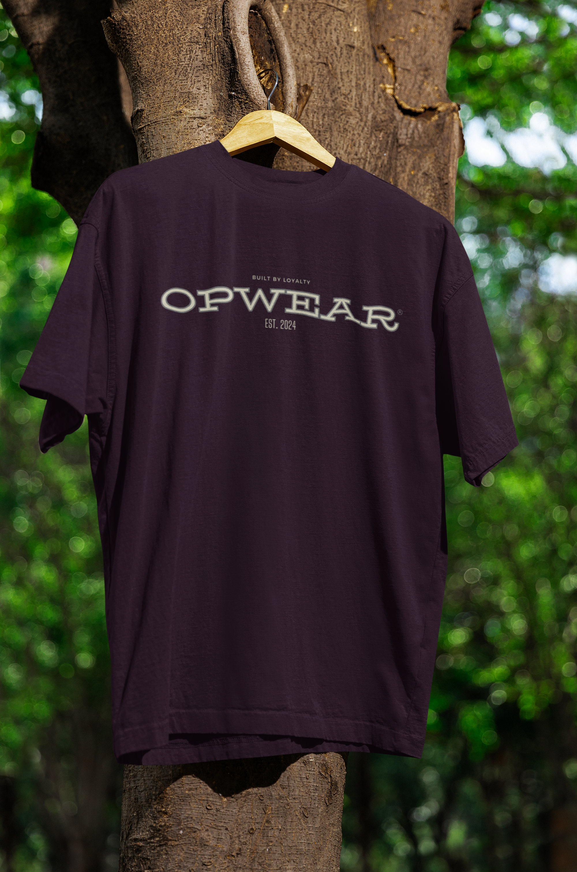 2025 OpWear signature t shirt- Blackberry.