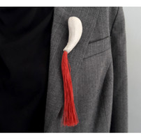 Concrete brooch