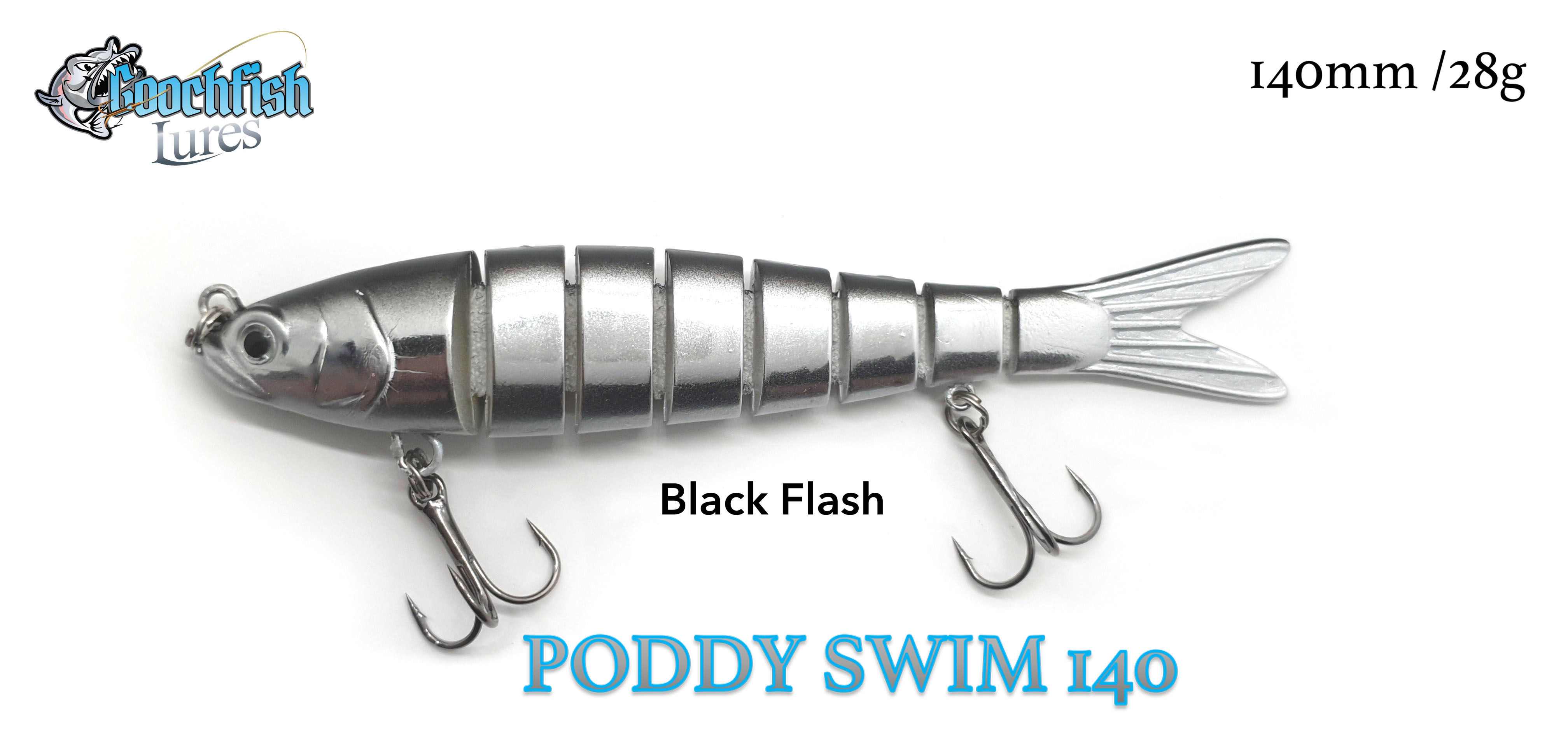PODDY SWIM 140 - BLACK FLASH