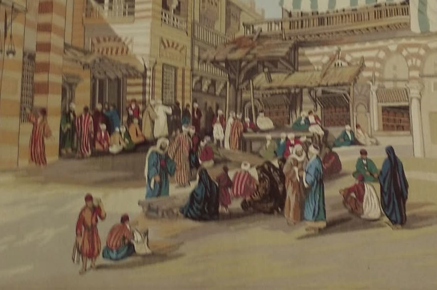 Thumbnail: Bazaar of the Coppersmiths, Cairo – After David Roberts