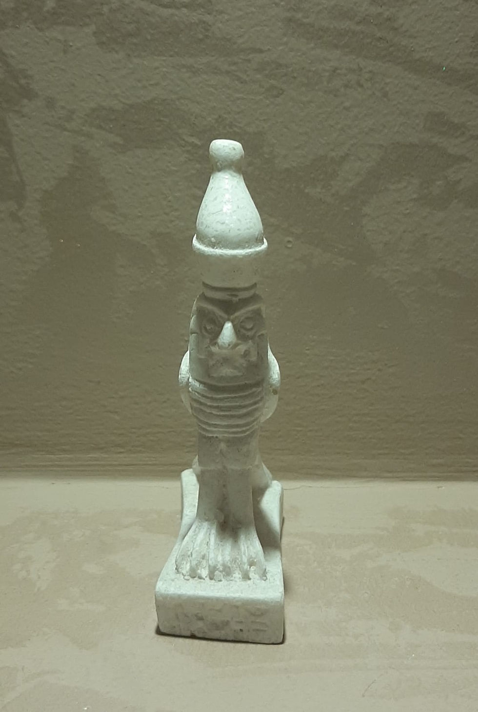 Thumbnail: Handcrafted pharaonic God Horus Alabaster Sculpture