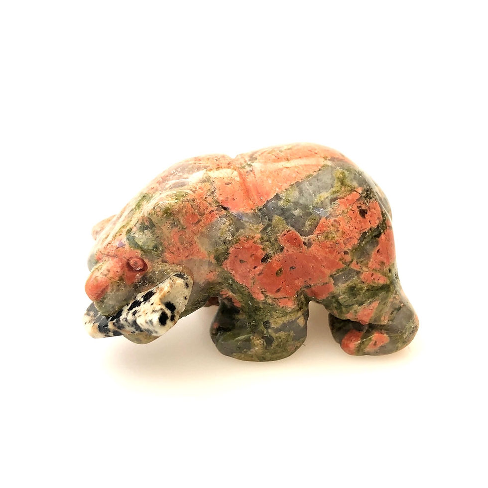 Thumbnail: Unakite Bear Catch Fish