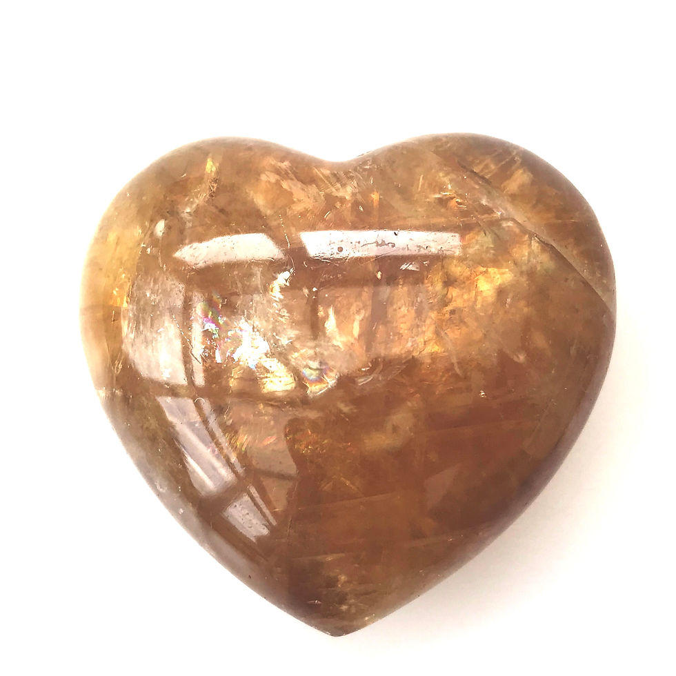 Thumbnail: Honey Calcite Heart