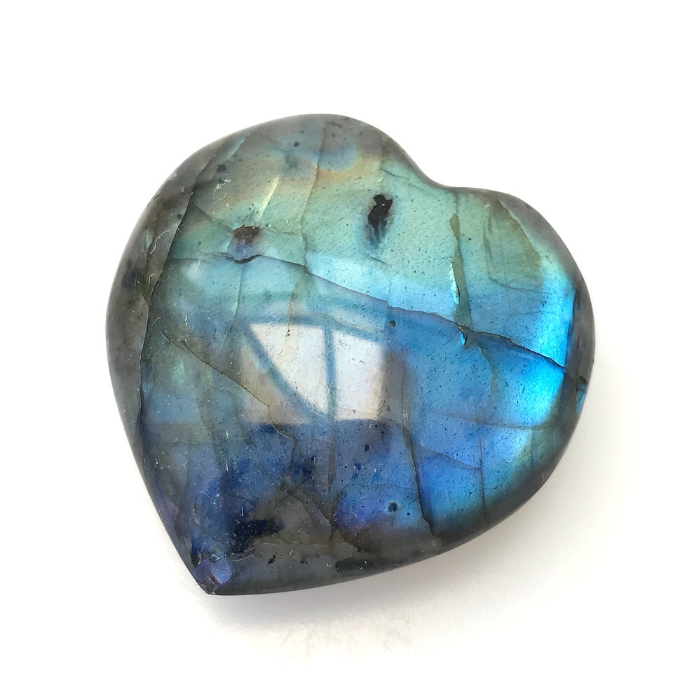 Labradorite Heart 