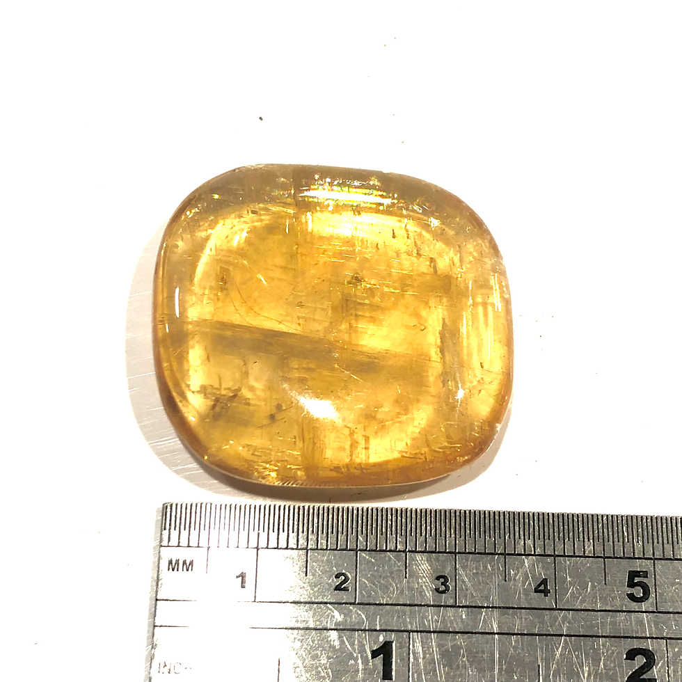 Thumbnail: Honey Calcite Palm Stone