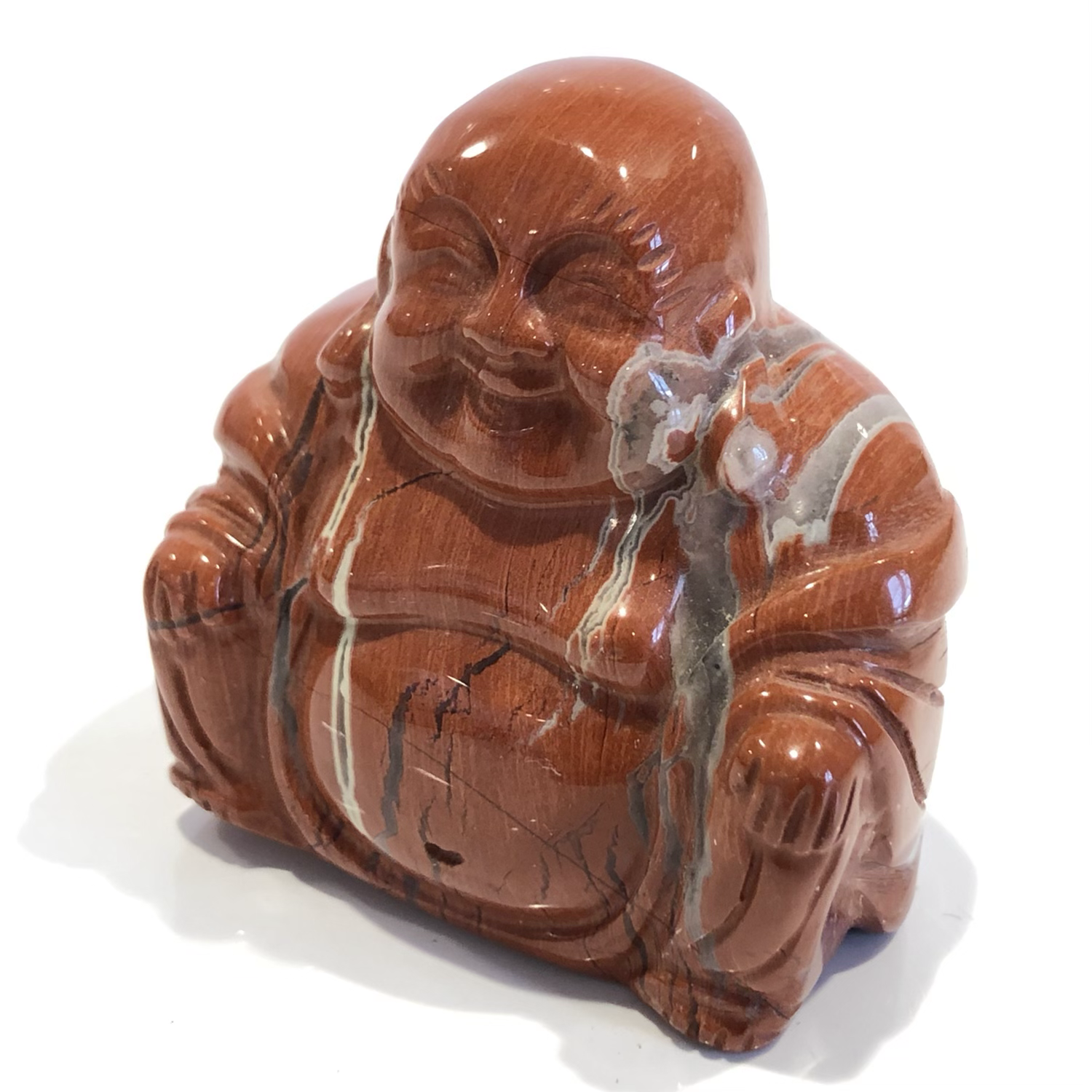 Brecciated Jasper Laughing Buddha