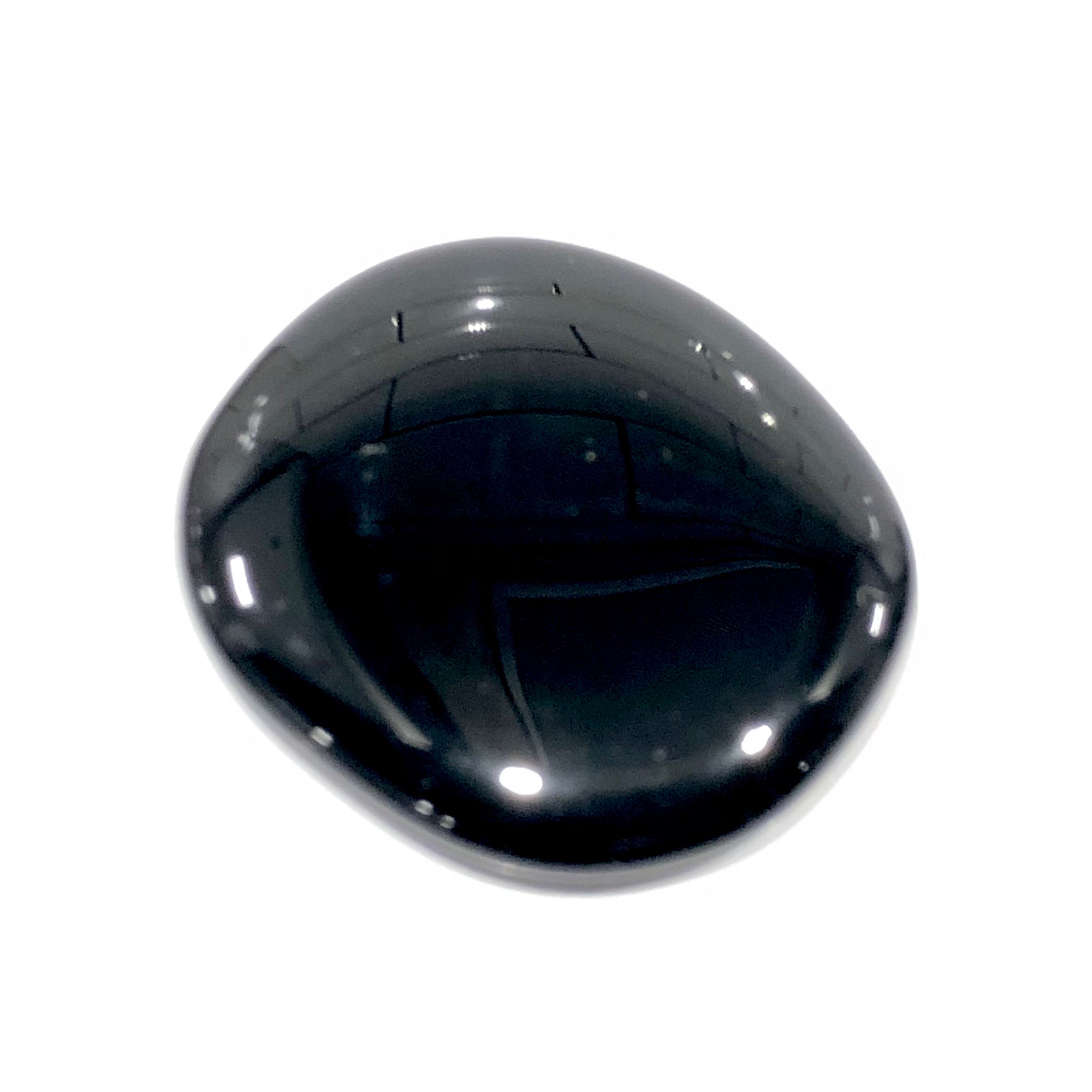 Obsidian Palm Stone 