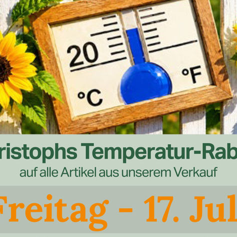 Temperatur-Rabatt im Juli