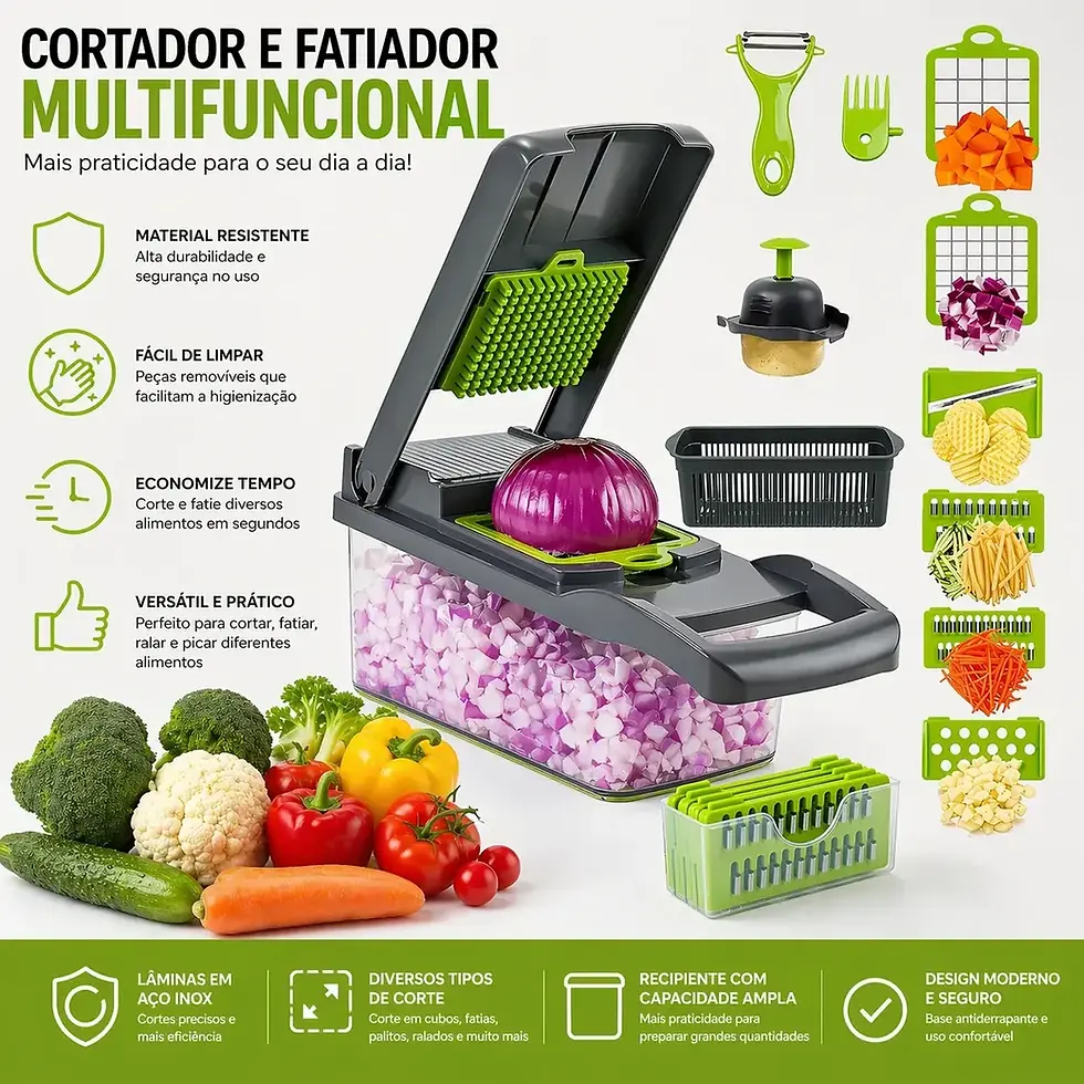 Miniatura: Cortador de Legumes Multifuncional 