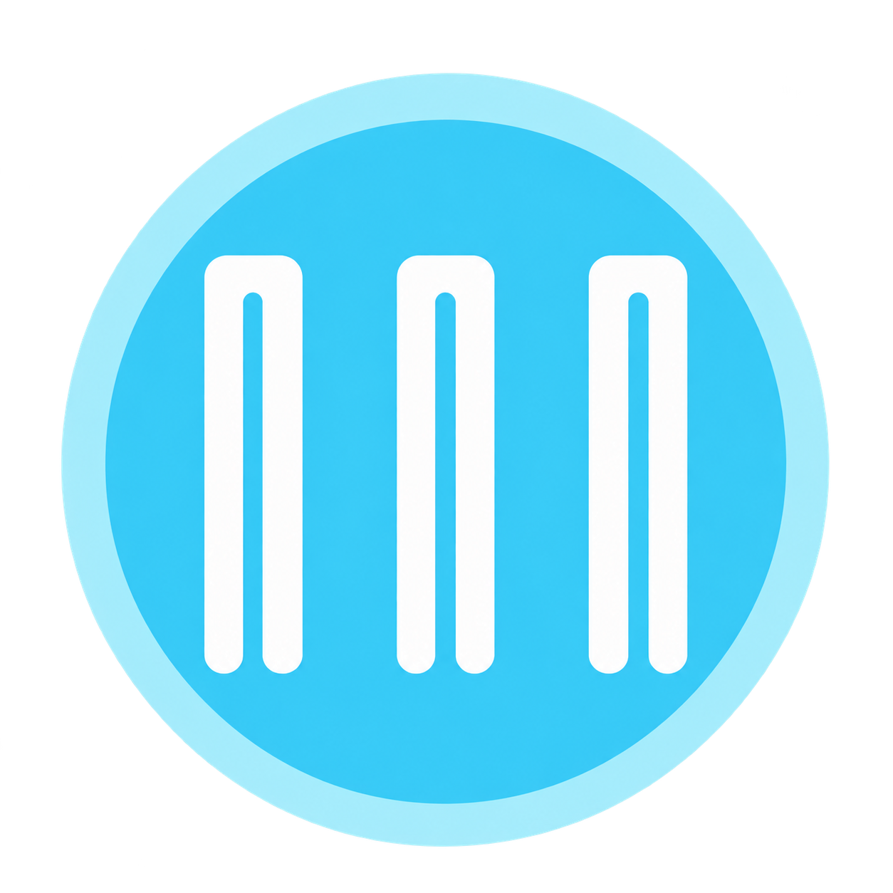 Sky-Blue Three-Pillar Circle Icon.png