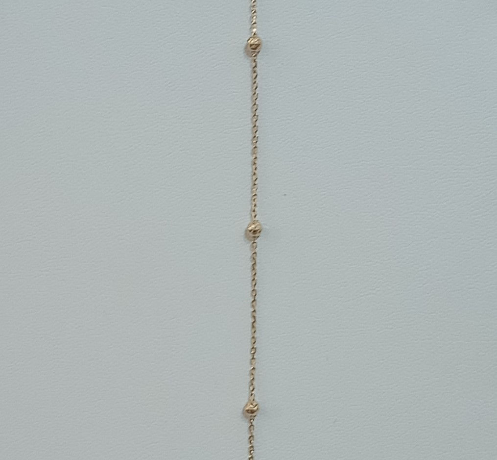 Złota bransoletka kuleczki