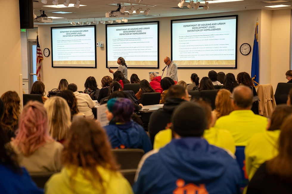 Photo posted on LVMPD's Facebook from a 2025 meeting