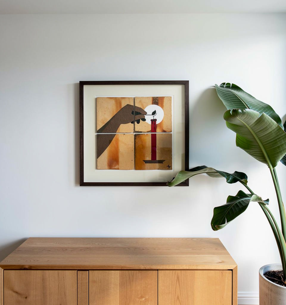 Miniatura: Quadro "Luz de Santo"