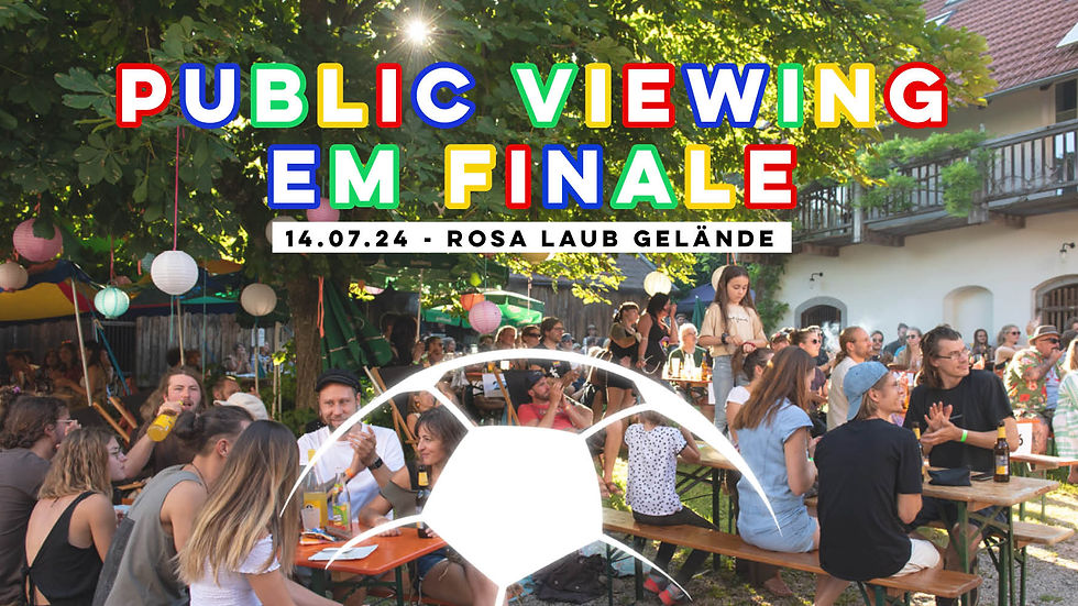 EM Finale Public Viewing | Rosa Laub Festivalgelände