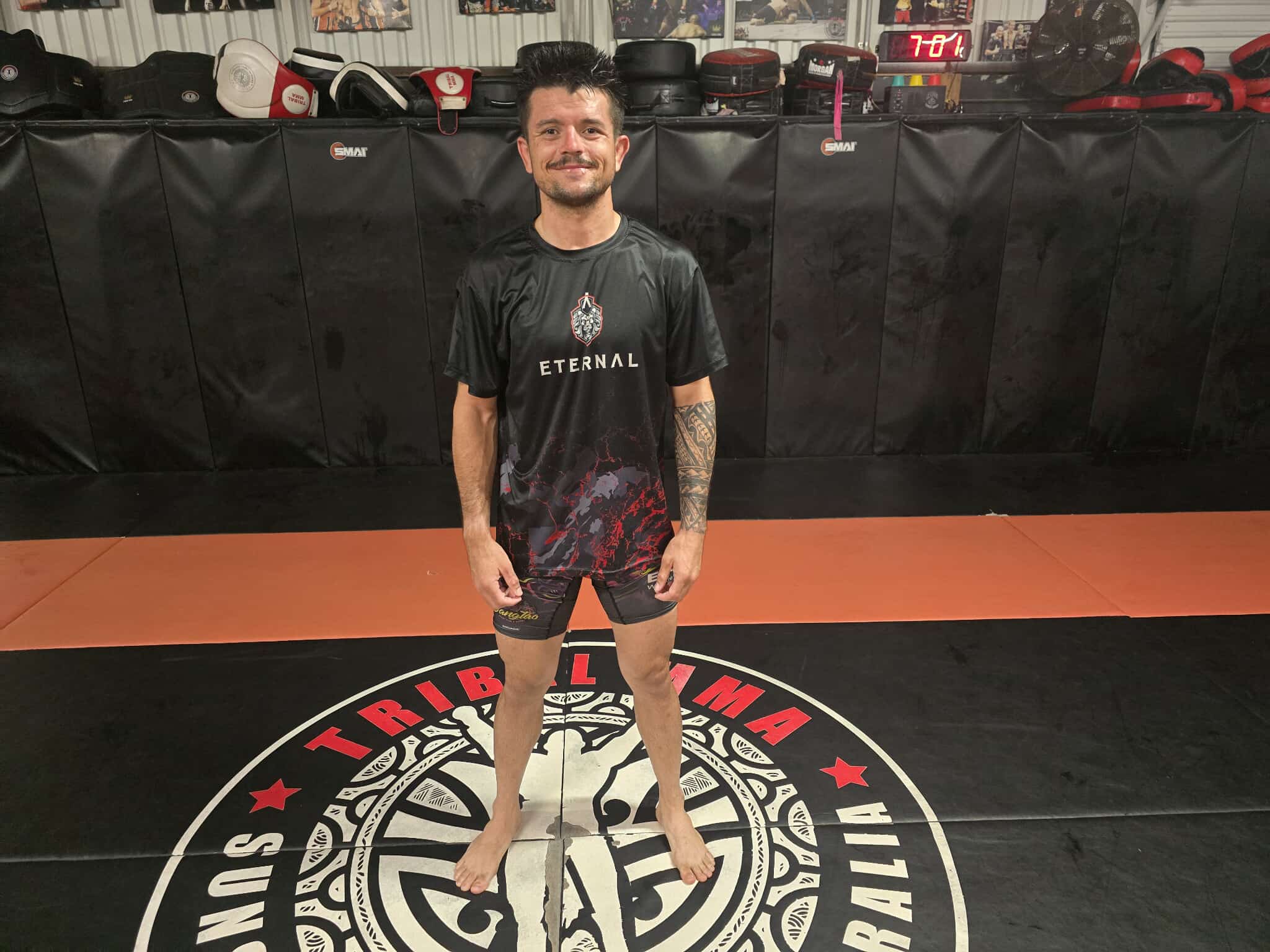 Coach Mitch McLaren at Tribal MMA
