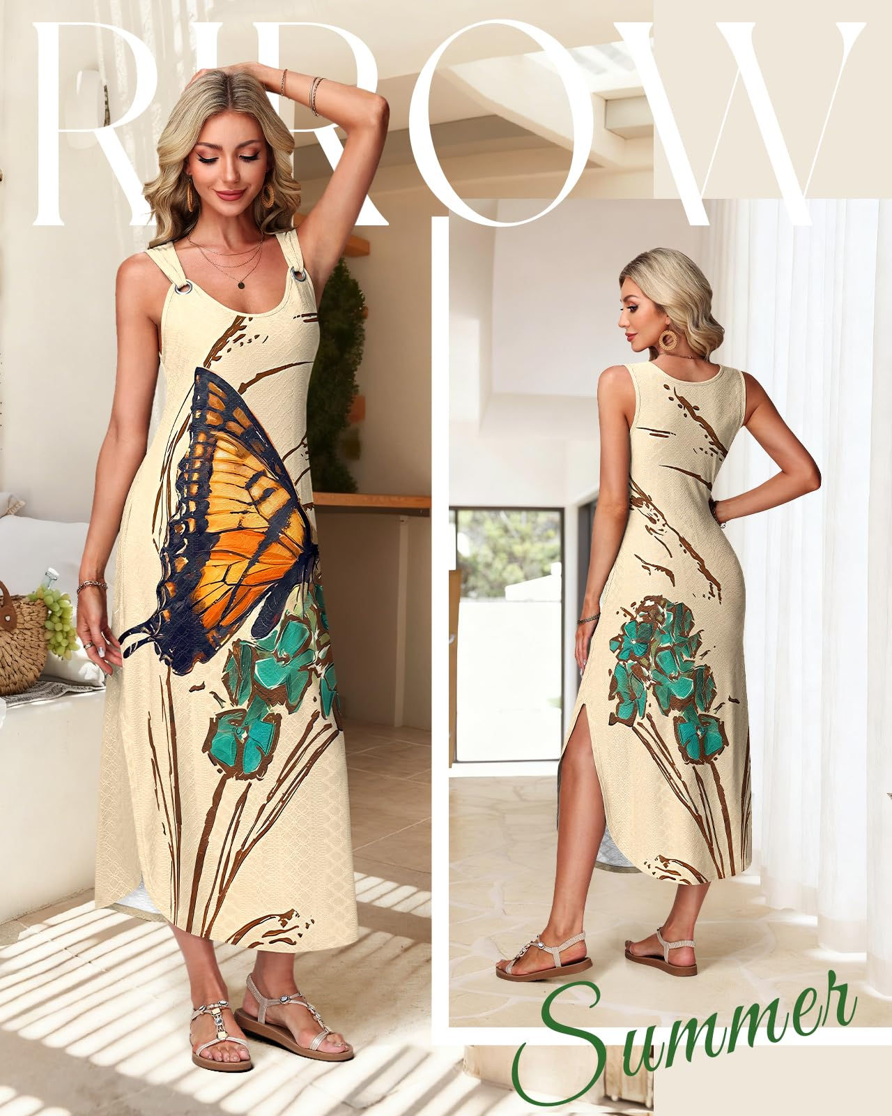 Effortless Beach Chic Must-Have – Boho Maxi Dress 🌴