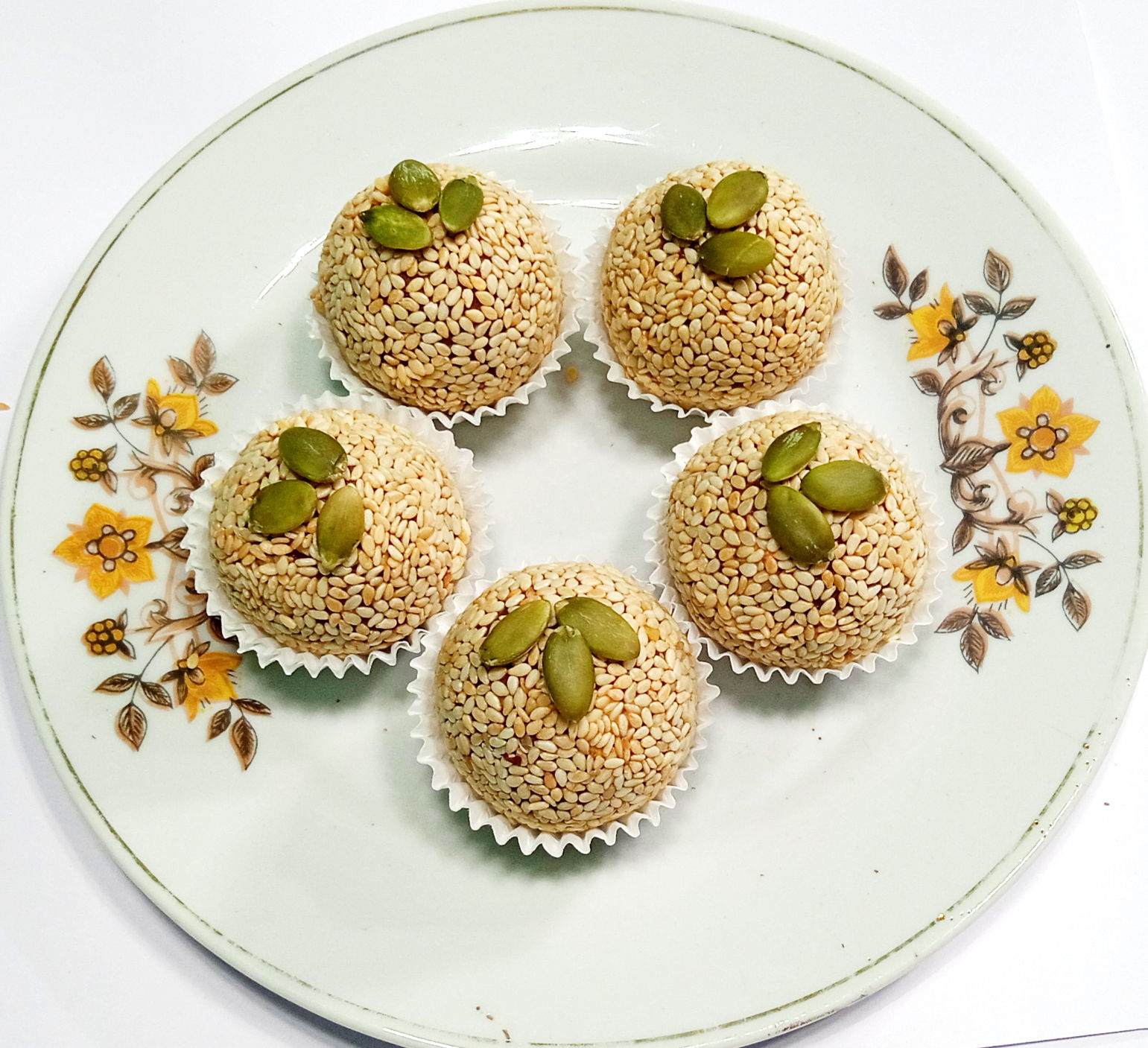 Til Coated COCONUT LADDU