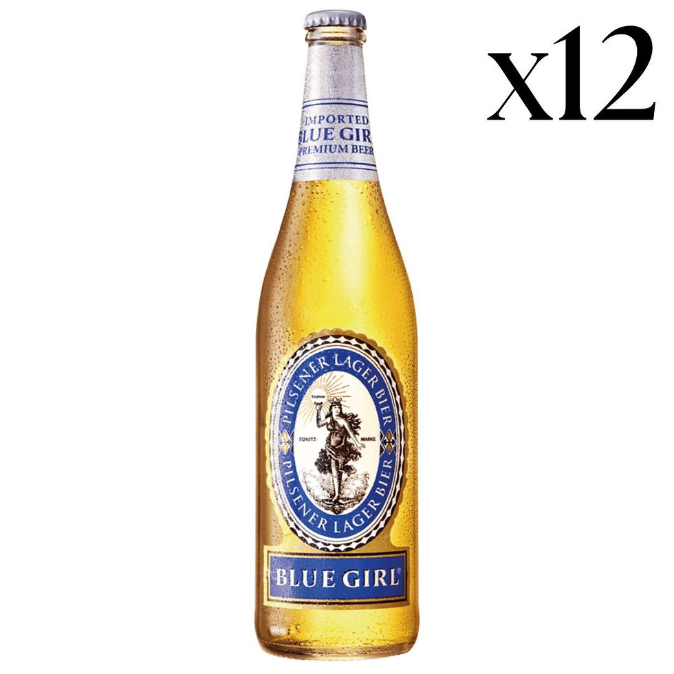 藍妹啤酒 枝裝原箱 Blue Girl Beer Bottle 640ml