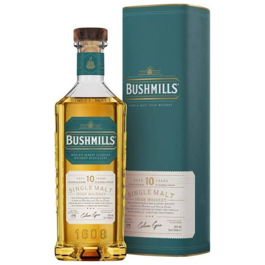Bushmills 10years Single Malt Irish Whiskey 鉑仕麥10年愛爾蘭單一麥芽威士忌 700ml