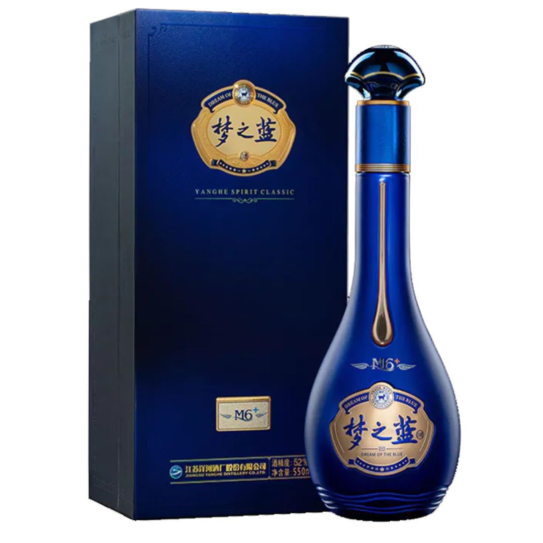 洋河 夢之藍M6 52度白酒 Yanghe Spirit Classic Dream Blue M6 52% 550ml