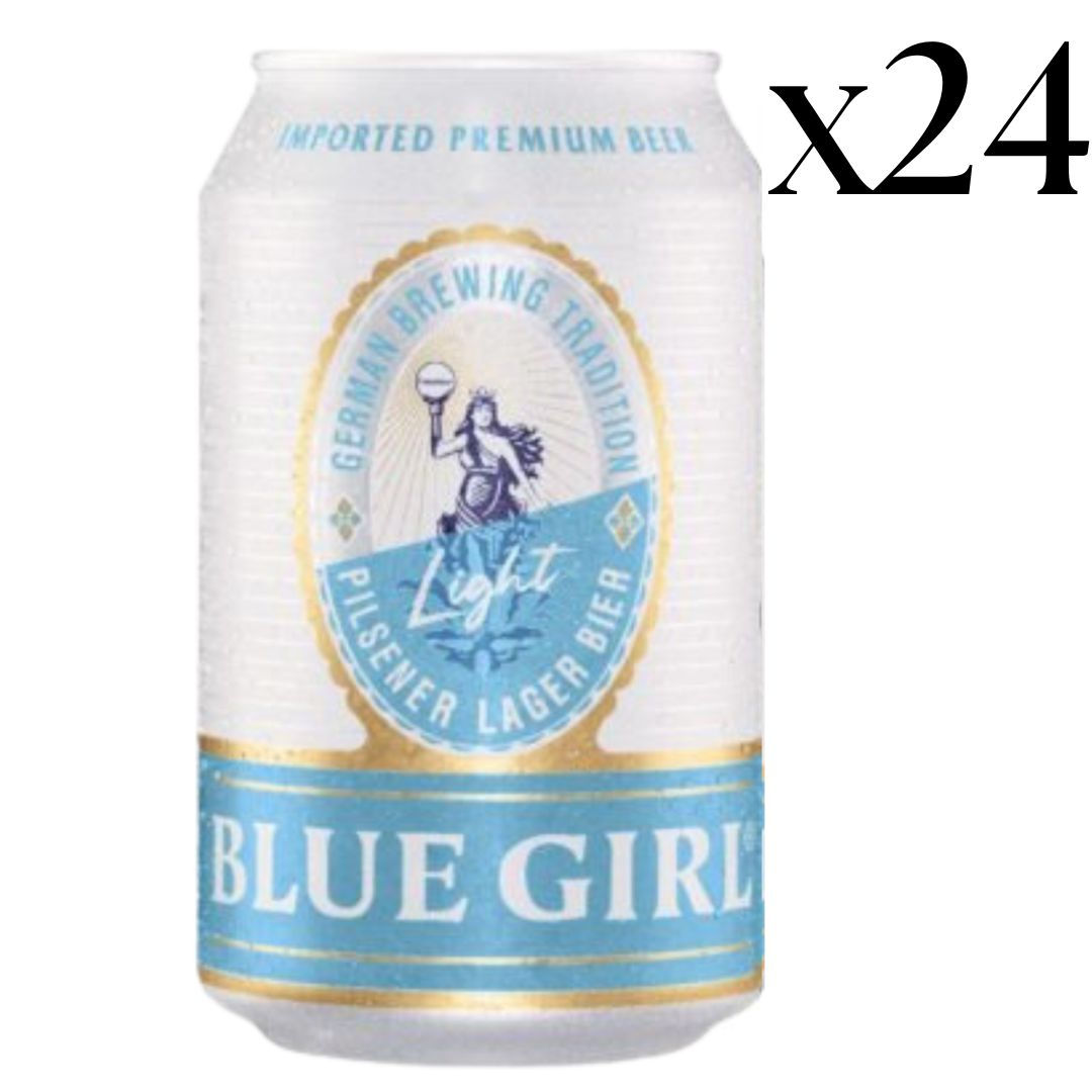 藍妹清啤啤酒 罐裝原箱 Blue Girl Light Beer Can 330ml