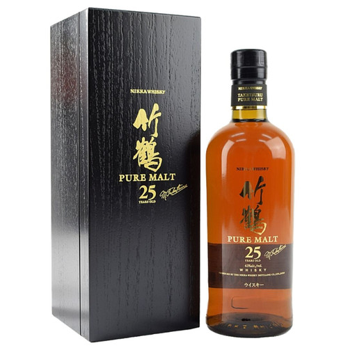 竹鶴 25年 空瓶 Nikka Taketsuru 25 Year 竹鶴25年純麥調和威士忌Nikka Taketsuru 25 Years Old Pure Malt