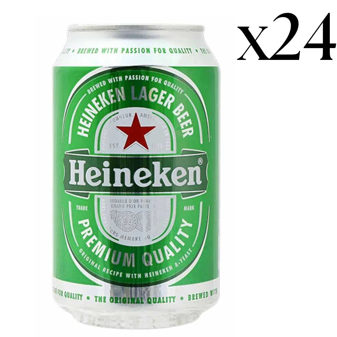 喜力啤酒 罐裝原箱 Heineken Beer Can 330ml / 500ml
