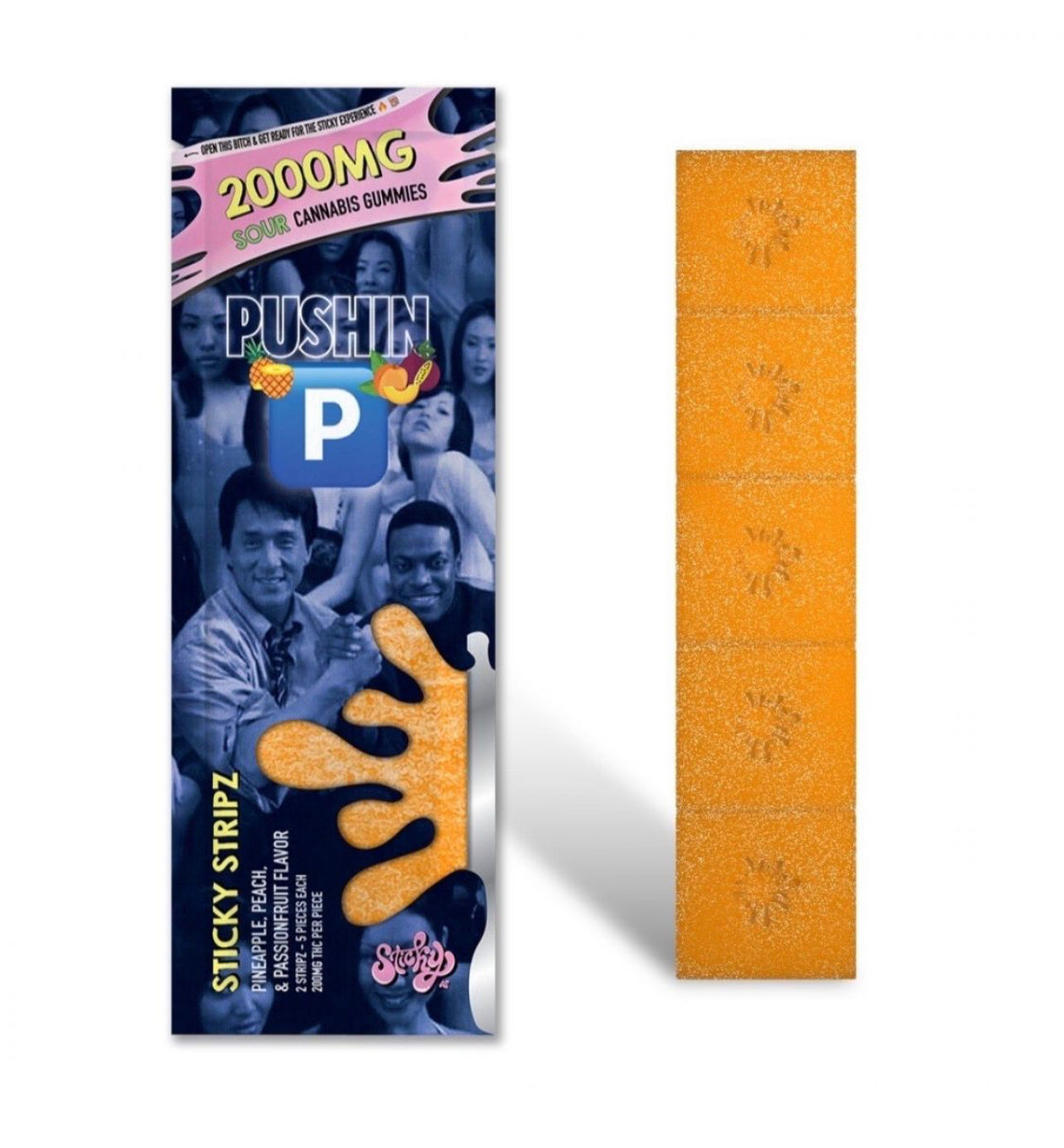 Sticky Stripz - Pushin P - 2000mg - Hybrid