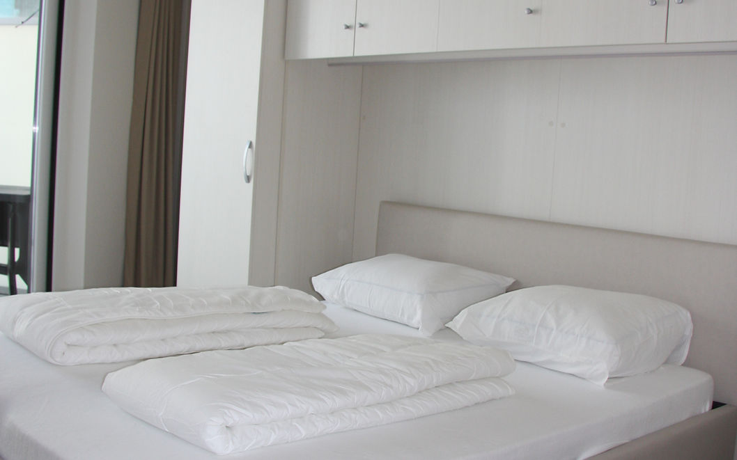 Slaapkamer 1 in vakantieappartement Regatta Florence in Oostende