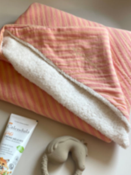 Cape de bain Rayures
