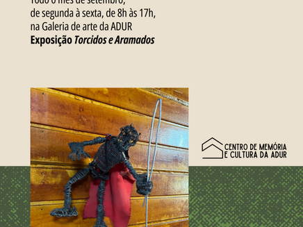 Confira a agenda de setembro do Centro de Memória e Cultura da ADUR